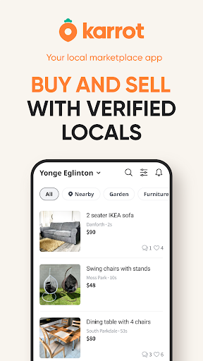 Karrot: Buy & sell locally - Image screenshot of android app