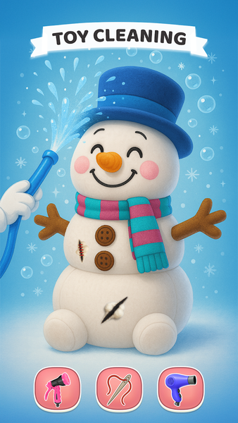 Toy Wash: ASMR Cleaning Games - عکس بازی موبایلی اندروید
