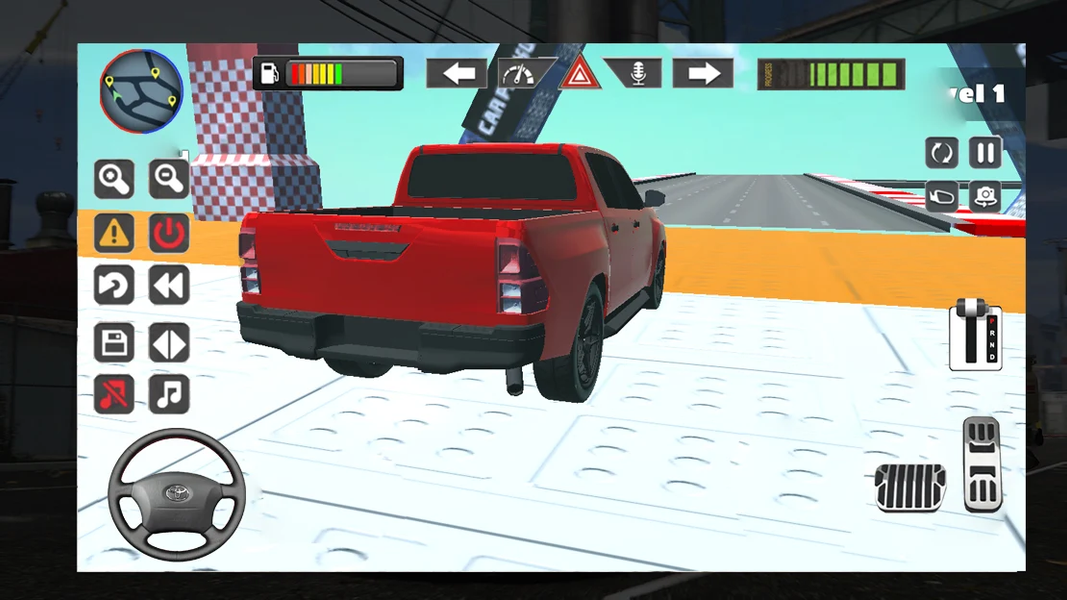 Toyota PickUp 4x4 Simulator - Gameplay image of android game