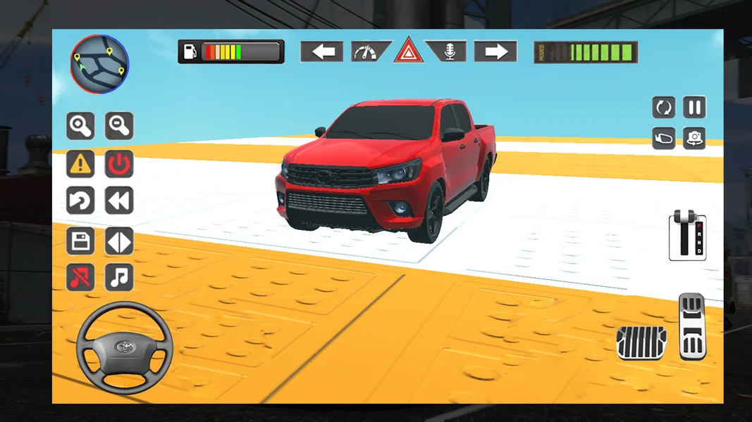 Toyota PickUp 4x4 Simulator - Gameplay image of android game