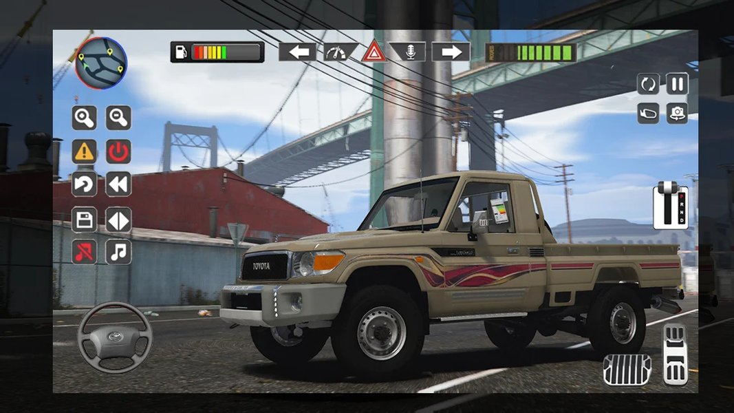 Toyota PickUp 4x4 Simulator - Gameplay image of android game