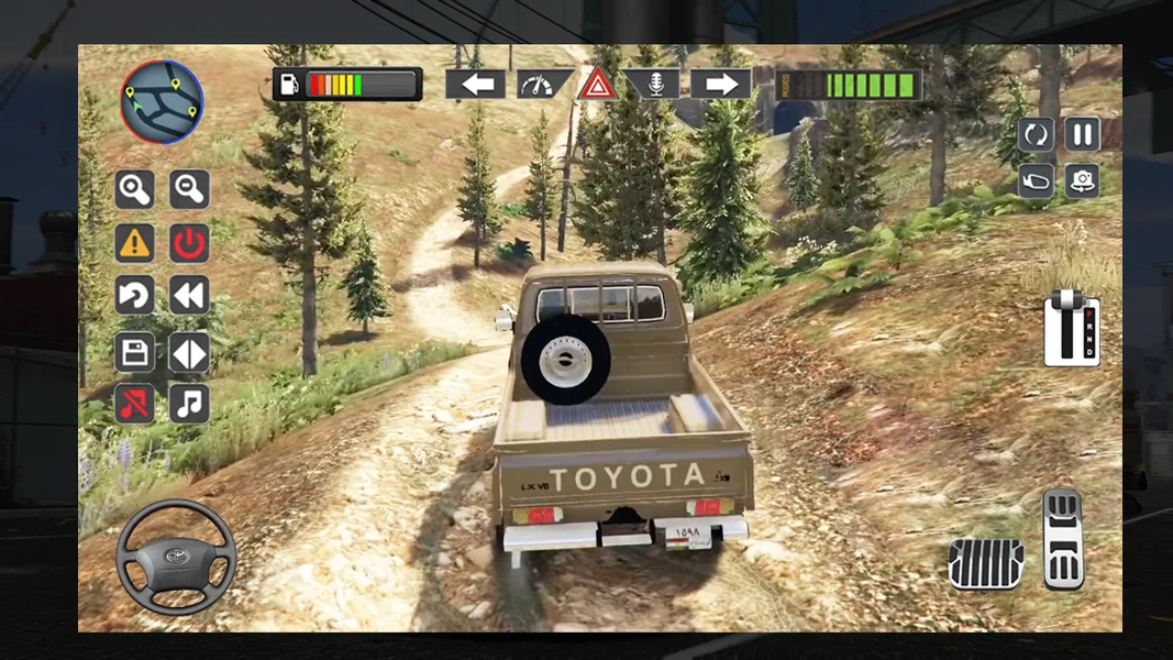 Toyota PickUp 4x4 Simulator - Gameplay image of android game