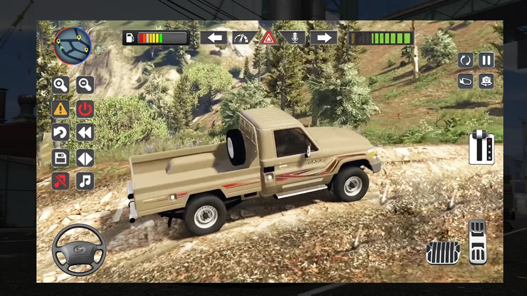 Toyota PickUp 4x4 Simulator - Gameplay image of android game