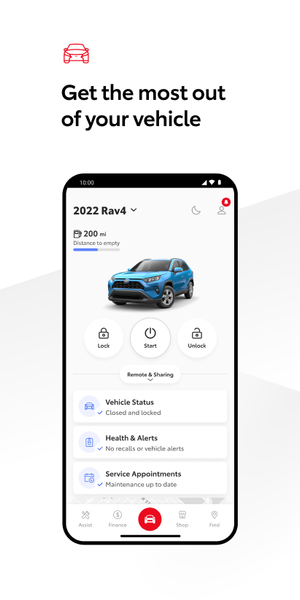 Toyota - عکس برنامه موبایلی اندروید