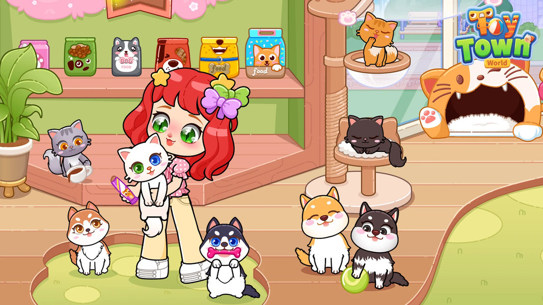 ToyTown World Kids Play House - Gameplay image of android game