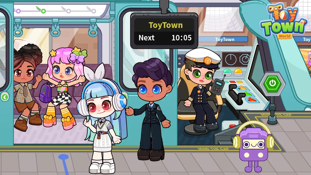 ToyTown World Kids Play House - Gameplay image of android game