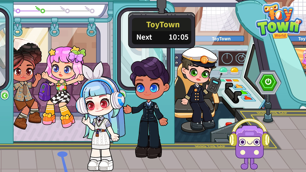 ToyTown World Kids Play House - Gameplay image of android game