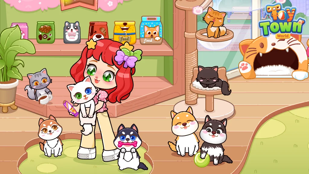 ToyTown World Kids Play House - Gameplay image of android game