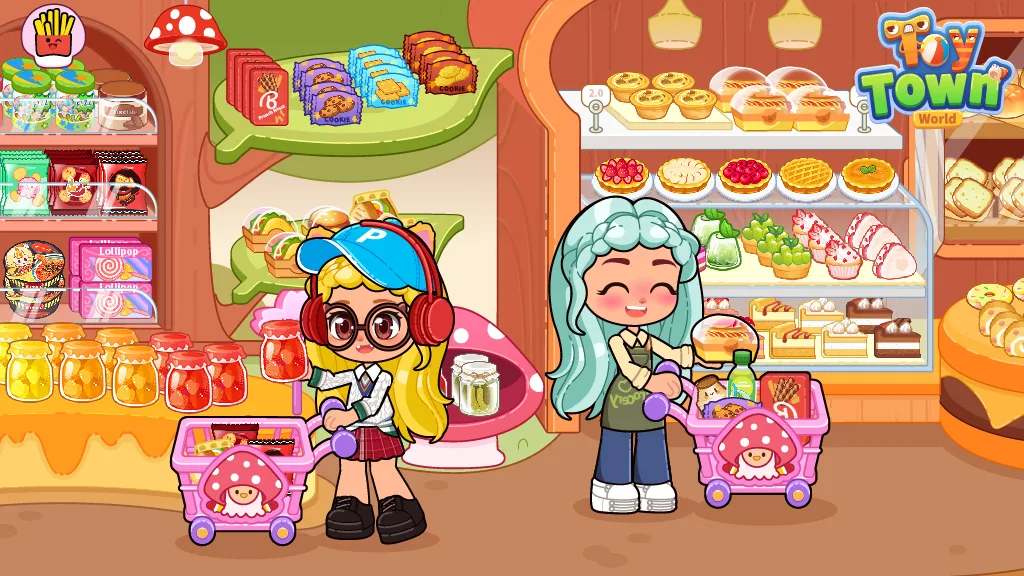 ToyTown World Kids Play House - Gameplay image of android game