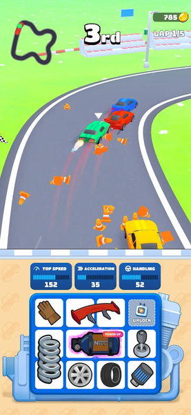 Turbo Tactics - Merge & Race - عکس بازی موبایلی اندروید