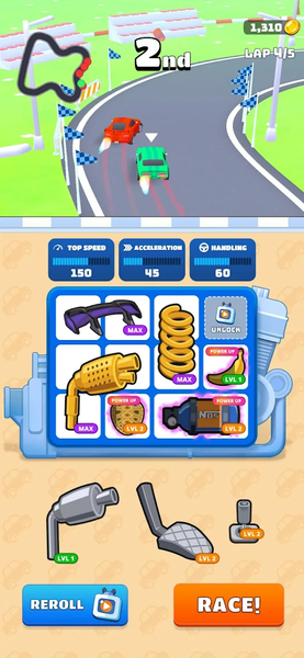 Turbo Tactics - Merge & Race - عکس بازی موبایلی اندروید