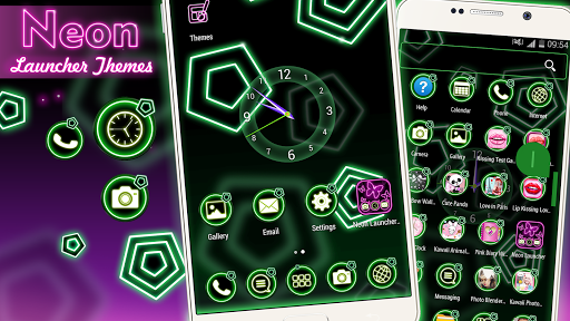 Neon Launcher Themes - عکس برنامه موبایلی اندروید