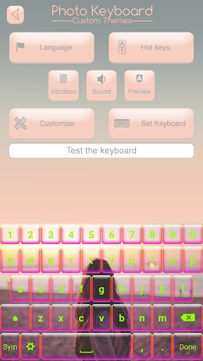 Photo Keyboard Custom Themes - Image screenshot of android app
