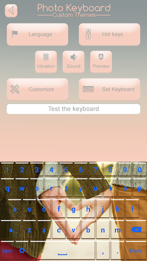 Photo Keyboard Custom Themes - عکس برنامه موبایلی اندروید