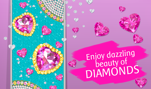 Diamond Hearts Wallpaper - عکس برنامه موبایلی اندروید