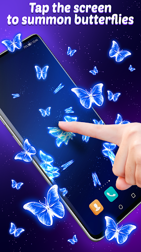 Pink Butterfly Live Wallpaper - Fitness your screen - free download