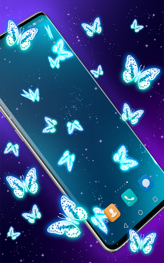 Live Wallpaper Magic Butterfly - Image screenshot of android app