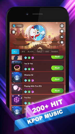 KPOP Hop: Music Rush Dancing Tiles Hop! - Gameplay image of android game