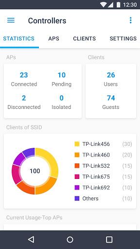 TP-Link Omada - Image screenshot of android app