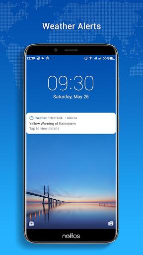 Neffos Weather - عکس برنامه موبایلی اندروید