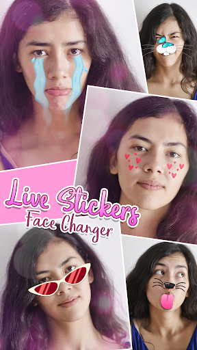 Live Stickers Face Changer - عکس برنامه موبایلی اندروید