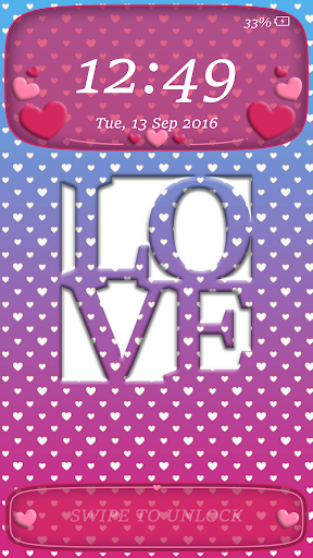Lock Screen Pin Love Theme - عکس برنامه موبایلی اندروید