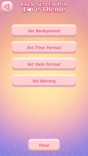 Lock Screen Pin Love Theme - عکس برنامه موبایلی اندروید