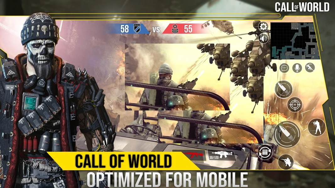 Call of WW Fire : Duty For War - Gameplay image of android game