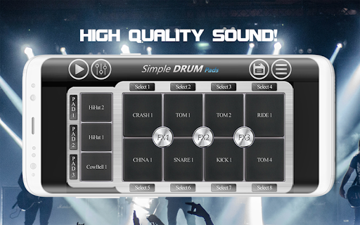 Simple Drum Pads - Image screenshot of android app