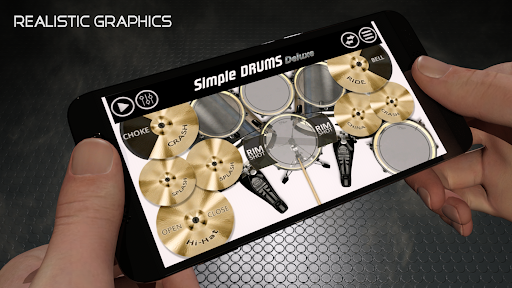 Simple Drums Deluxe - Drum Kit - Image screenshot of android app