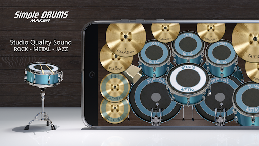 Drums Maker: Drum simulator - عکس برنامه موبایلی اندروید