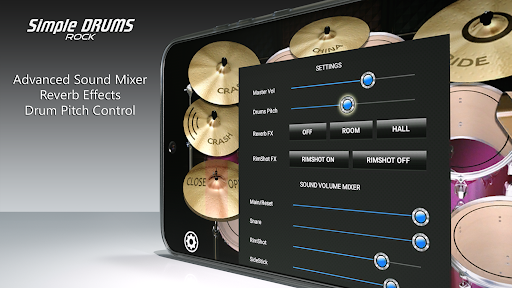 Simple Drums Rock - Drum Set - Image screenshot of android app