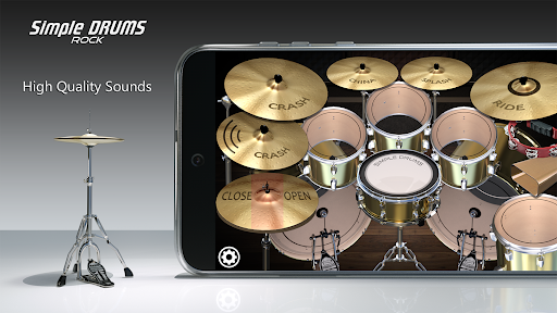 Simple Drums Rock - Drum Set - Image screenshot of android app