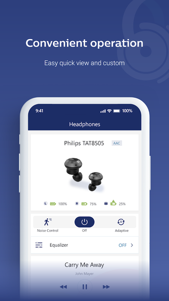 Philips Headphones - Image screenshot of android app