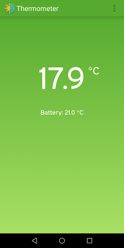Thermometer - Image screenshot of android app