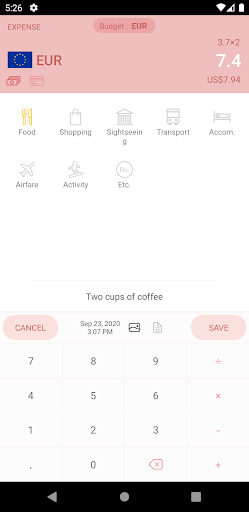 Trabee Pocket : Travel Expense - عکس برنامه موبایلی اندروید