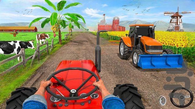 بازی ماشین کشاورزی - Gameplay image of android game