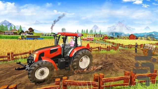 بازی ماشین کشاورزی - Gameplay image of android game