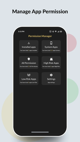 Manage App Permission - عکس برنامه موبایلی اندروید