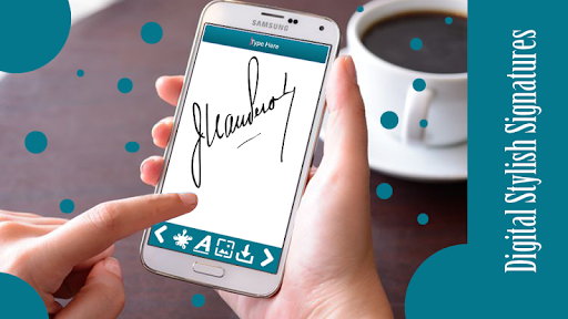 Digital Signature : E-Signature - Image screenshot of android app