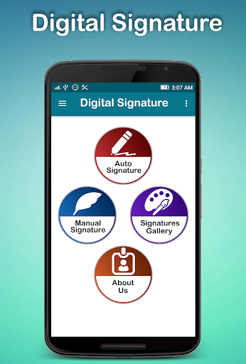 Digital Signature : E-Signature - Image screenshot of android app