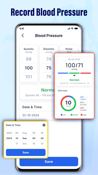 Blood Sugar - Tracker App - عکس برنامه موبایلی اندروید