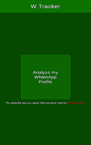 Whats Tracker - Image screenshot of android app