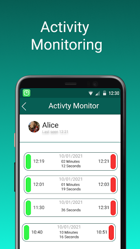 WOnline - Whatsapp Online Tracking, Last Seen - Image screenshot of android app