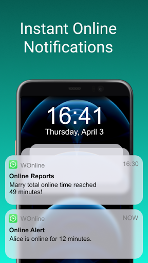 WOnline - Whatsapp Online Tracking, Last Seen - Image screenshot of android app