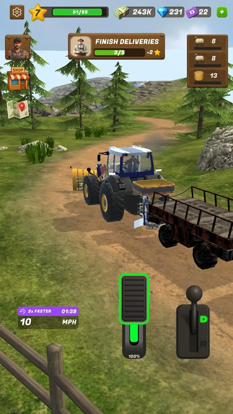 Tractor Delivery Farm - عکس بازی موبایلی اندروید