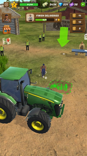Tractor Delivery Farm - عکس بازی موبایلی اندروید