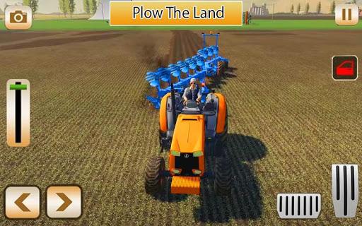 Heavy Tractor Drive 3d:US Farming - Gameplay image of android game