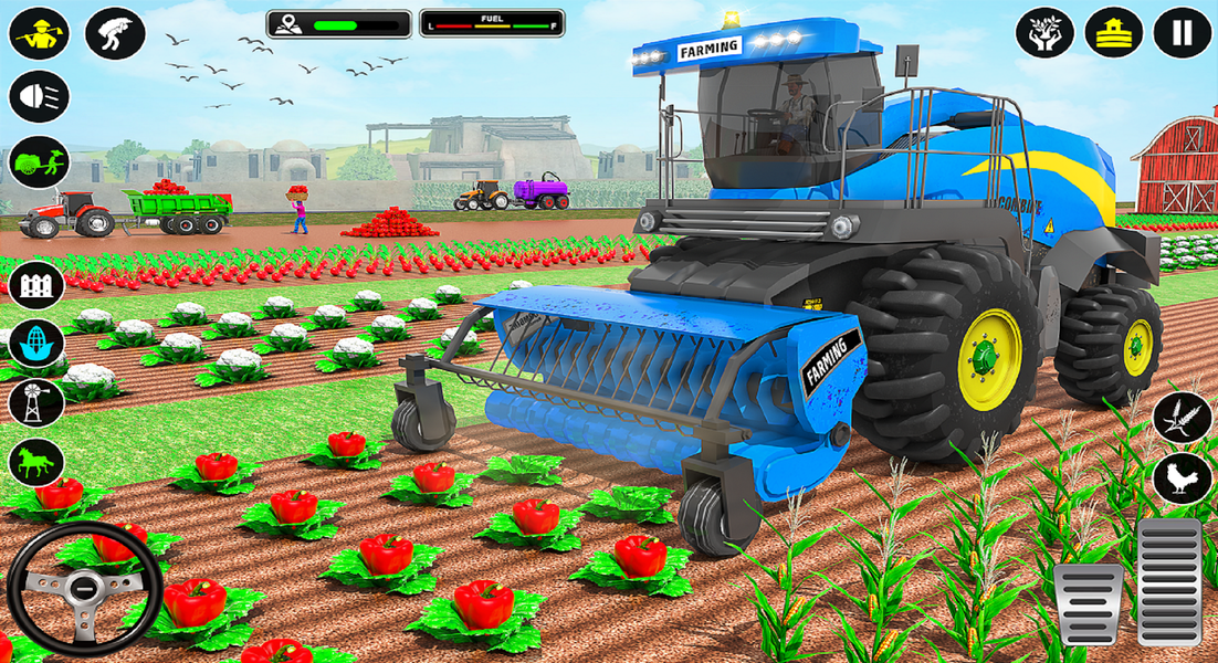 Tractor Driving Tractor Games - عکس بازی موبایلی اندروید