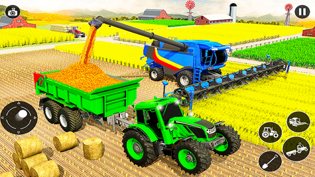 Tractor Driving Tractor Games - عکس بازی موبایلی اندروید